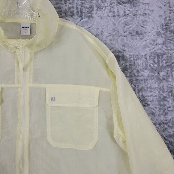 Bonobos Fielder Mens 2XL Jacket Yellow Nylon Windbreaker Raincoat Lightweight - Picture 5 of 13